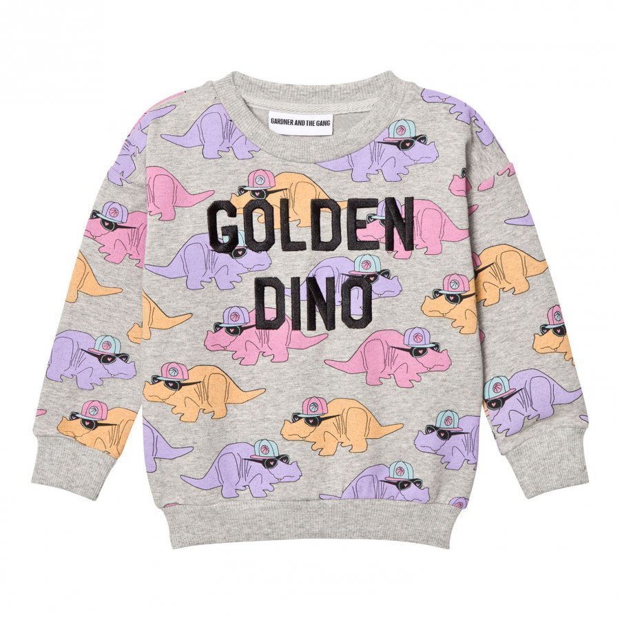 Gardner And The Gang The Classic Sweatshirt Dorthy Golden Dino Heather Grey Oloasun Paita