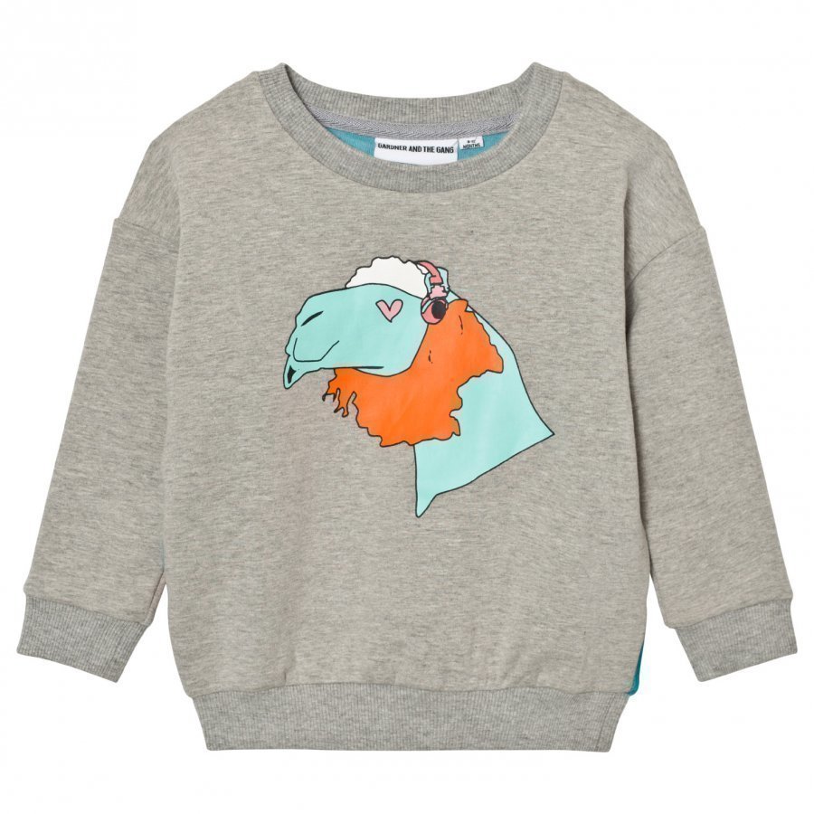 Gardner And The Gang The Classic Sweatshirt Grey/Blue Oloasun Paita