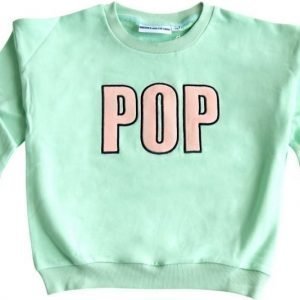 Gardner and the gang Pusero The classic sweater Pop Embroidery Mint
