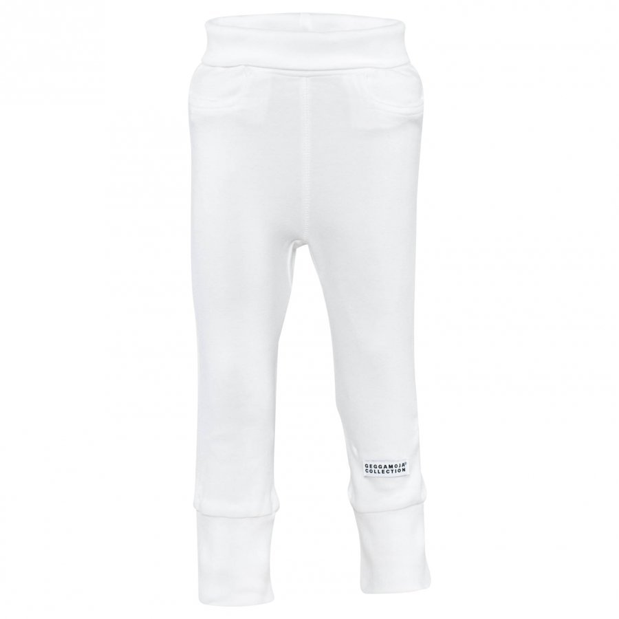 Geggamoja Baby Trousers Classic White Housut