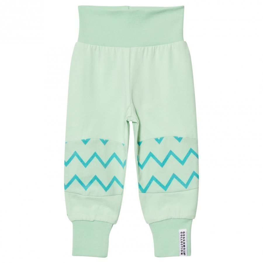 Geggamoja Babypant Mint Zick Zack Housut