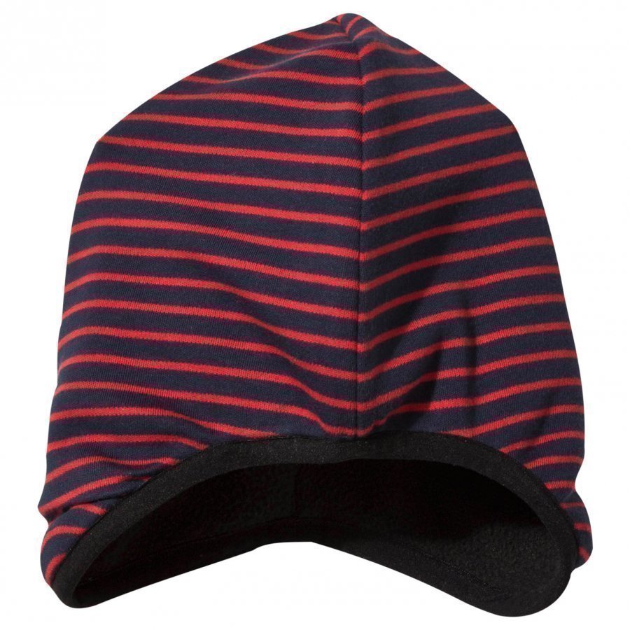 Geggamoja Beanie Navy/Red Pipo