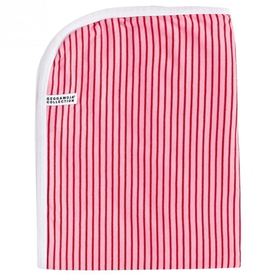 Geggamoja Blanket Classic Pink/Red Huopa