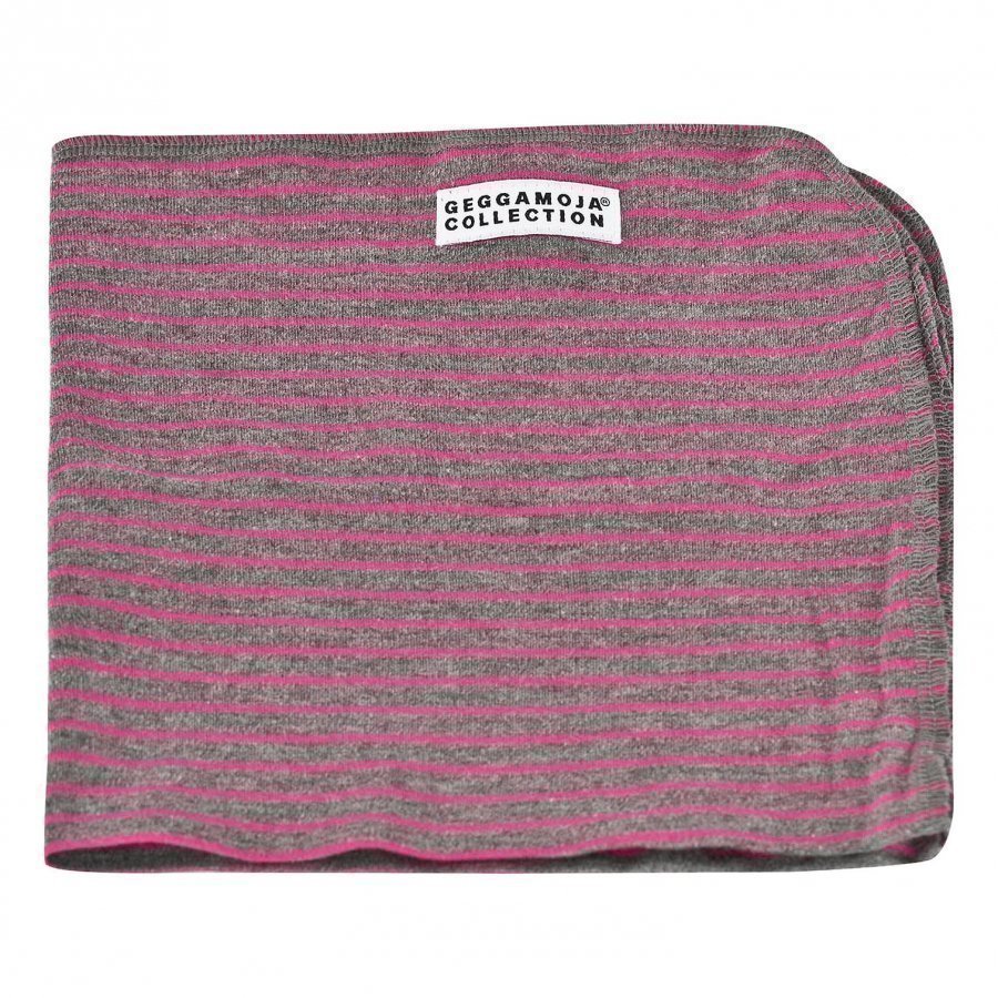 Geggamoja Classic Cuddly Blanket Harmaa/Pinkki Viltti