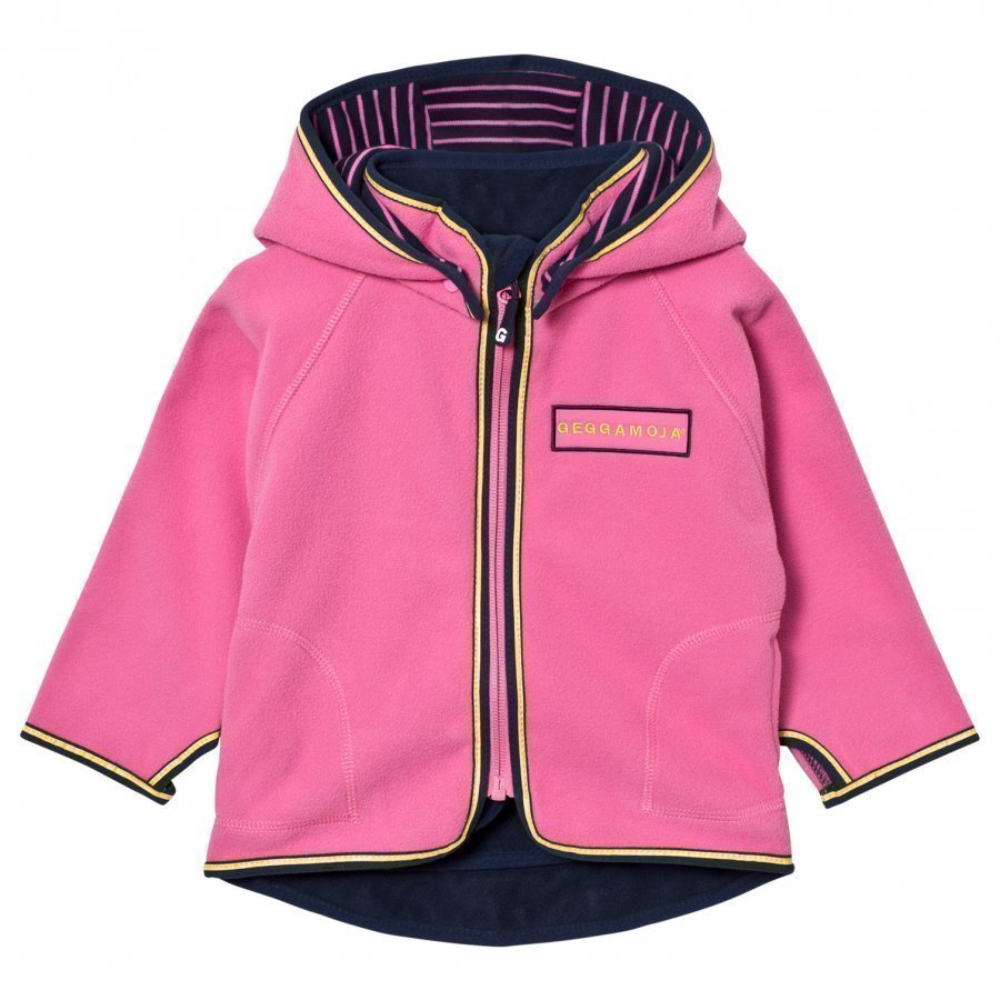 Geggamoja Fleece Jacket Pink Fleece Takki