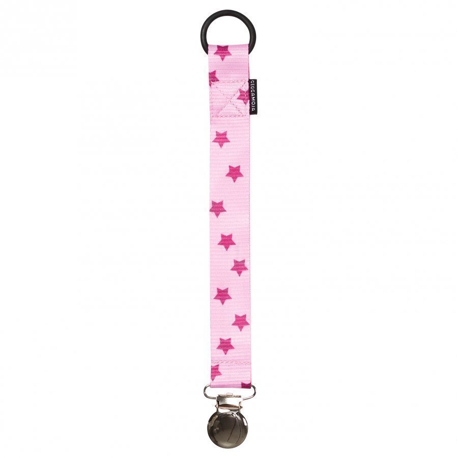 Geggamoja Pacifier Holder Cerise Star Tutti