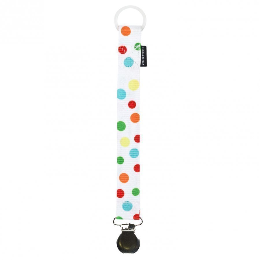 Geggamoja Pacifier Holder Dots Tutti