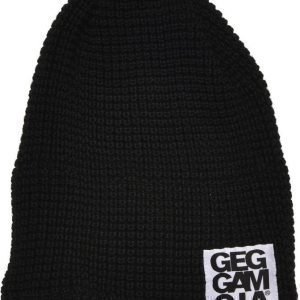 Geggamoja Pipo Knitted Beanie Musta