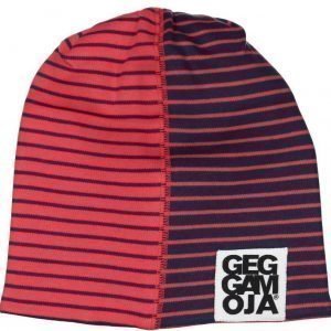 Geggamoja Pipo Two Color Cap Fleece Tummansininen/Punainen