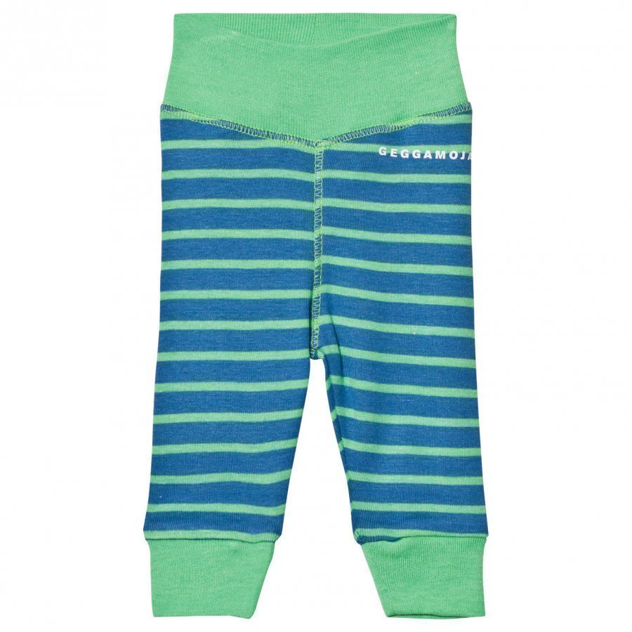 Geggamoja Premature Pant Marine And Green Housut