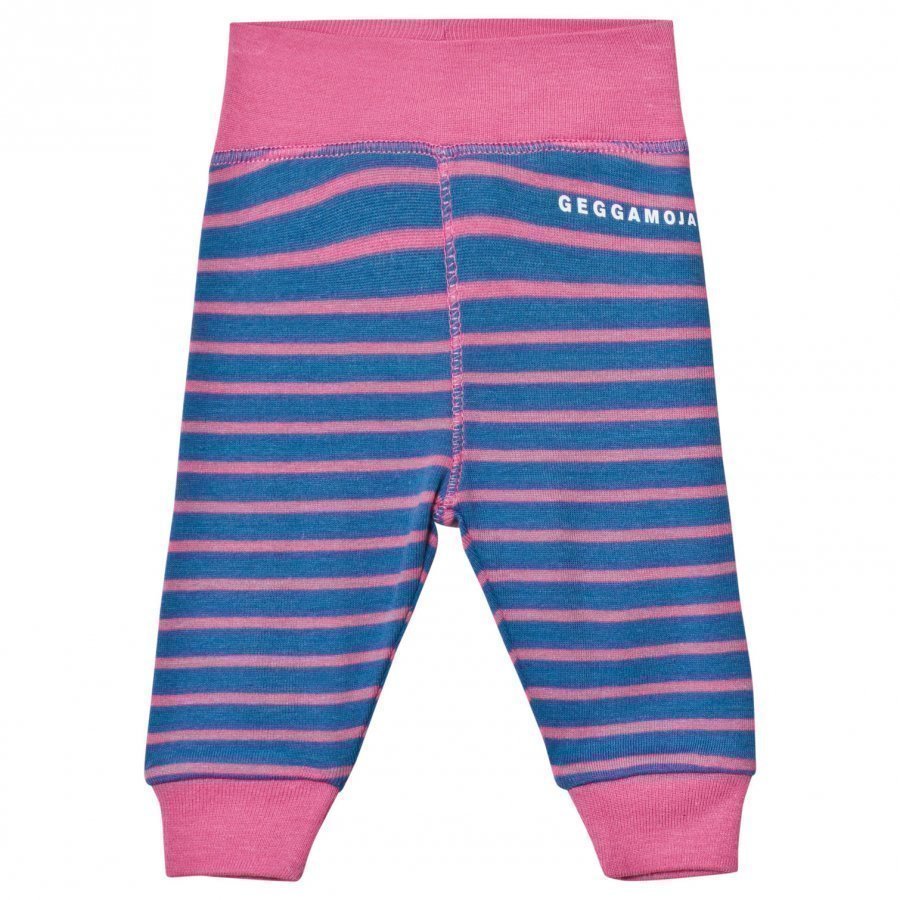 Geggamoja Premature Pant Marine And Pink Housut