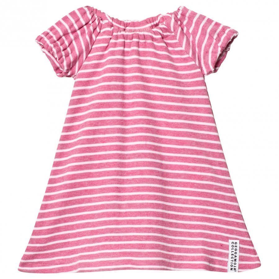 Geggamoja Summer Singoalla Dress Pink Melange/White Mekko