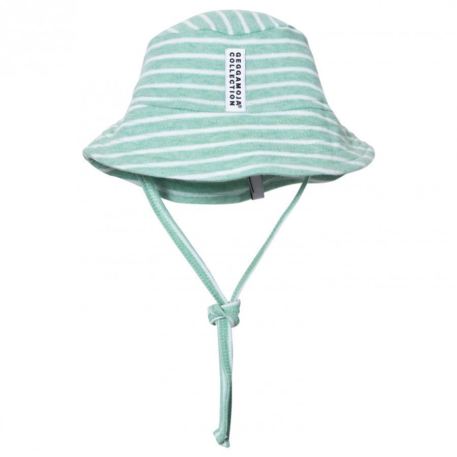 Geggamoja Sunny Hat Green Melange White Aurinkohattu