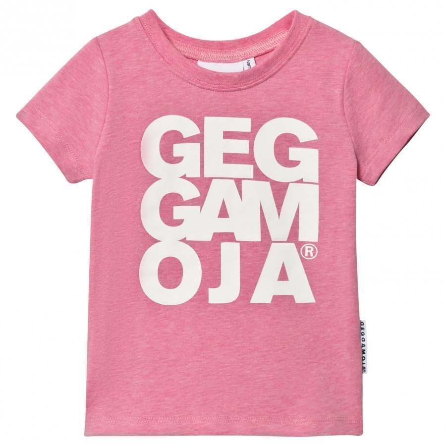 Geggamoja T-Shirt Pink Melange T-Paita