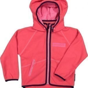 Geggamoja Takki Wind Fleece Jacket Vadelmanpunainen