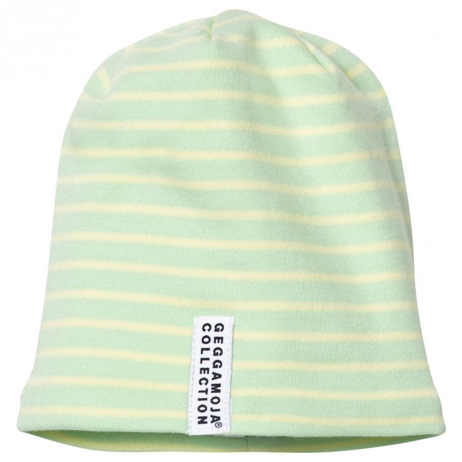 Geggamoja Topline Hat Soft Green/Yellow Pipo