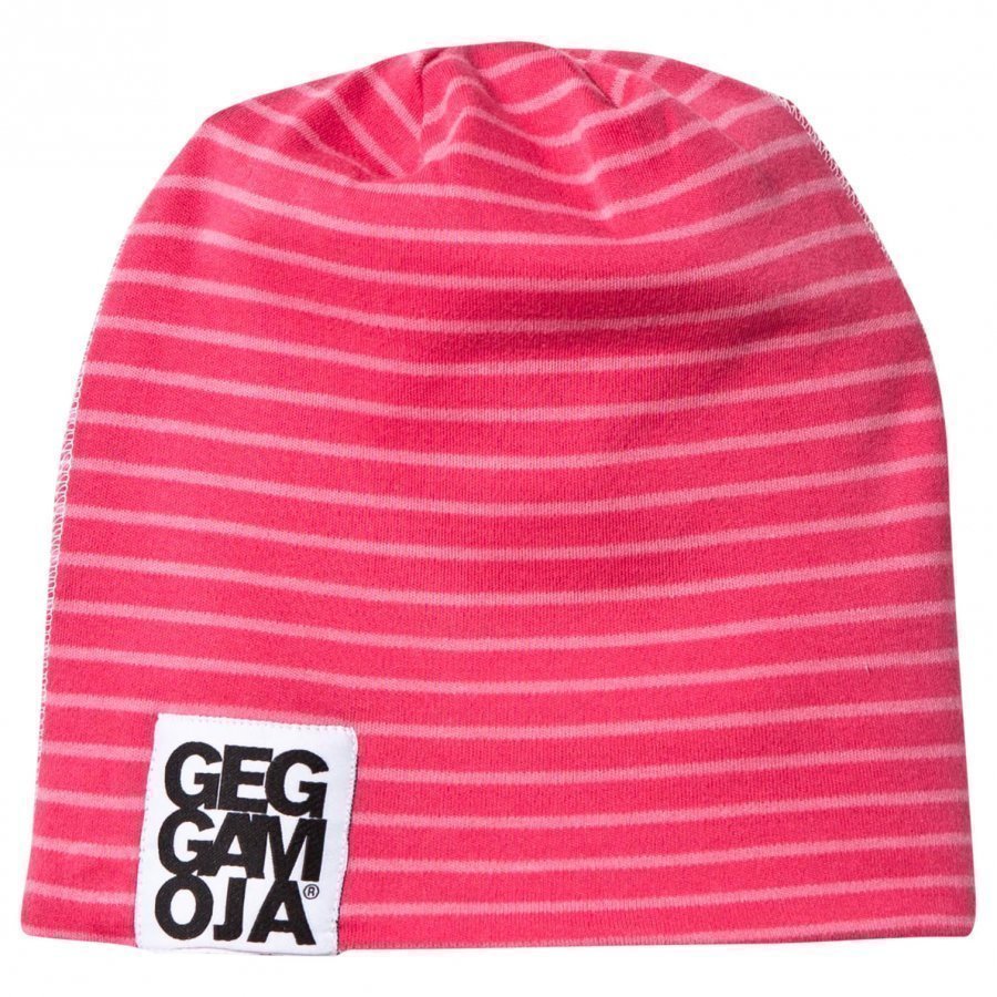 Geggamoja Two Color Hat Fleece Raspberry/Coral Pipo