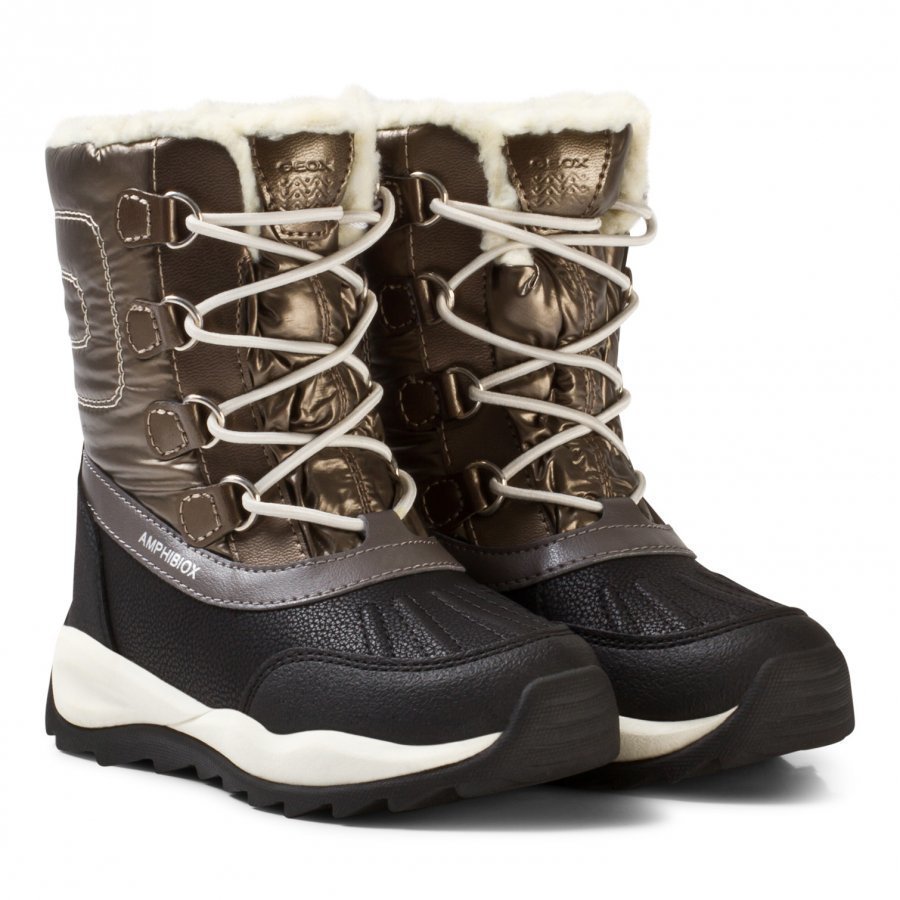 Geox Gold Jr Orizont Fleece Lined Snow Boots Talvisaappaat