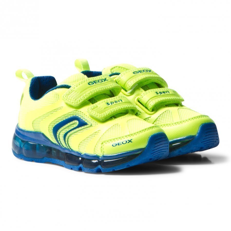 Geox Jr Android Light Up Sneakers Neon Yellow Lenkkarit