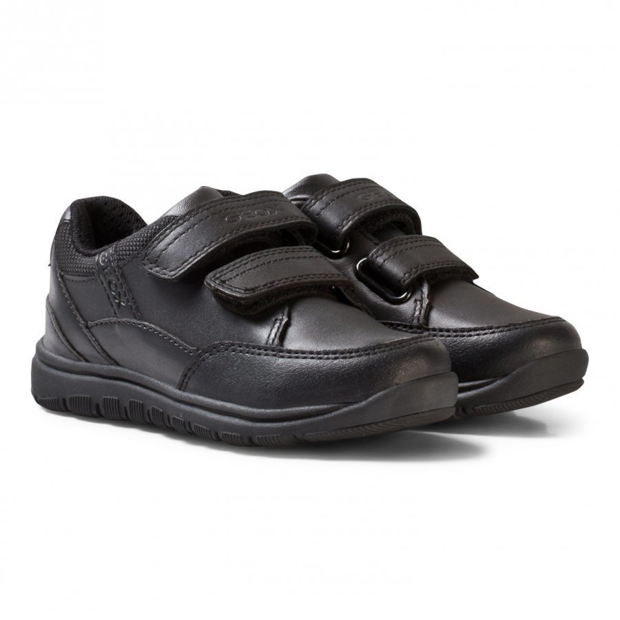 Geox Jr Xunday Sneaker In Black Lenkkarit