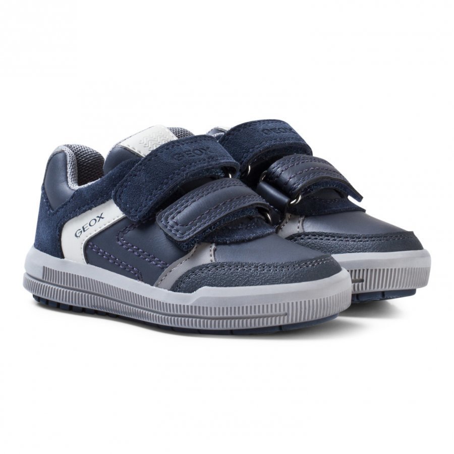 Geox Navy Suede Jr Arzach Sneakers Lenkkarit