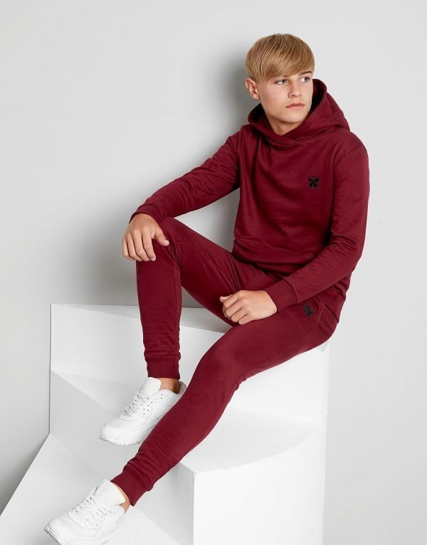 Good For Nothing Essential Fleece Track Pants Punainen