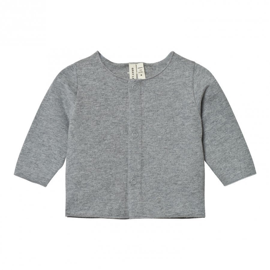 Gray Label Baby Cardigan Grey Melange Neuletakki