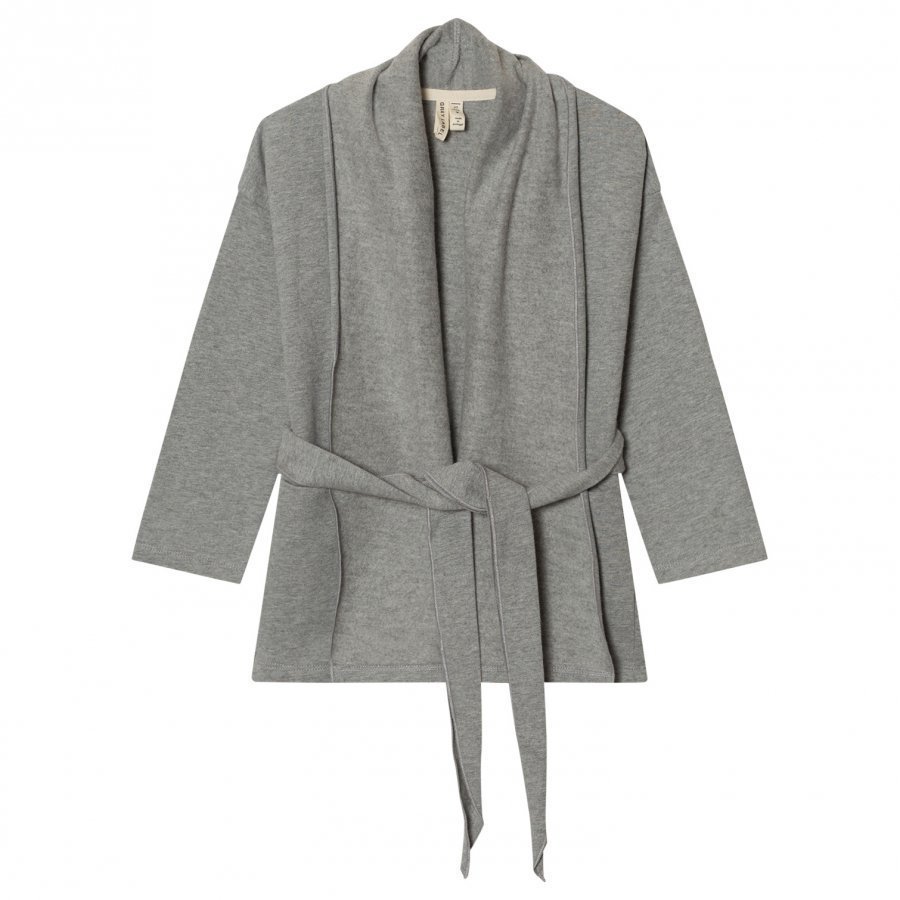 Gray Label Chunky Cardigan Grey Melange Neuletakki