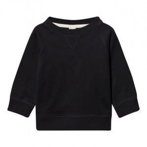 Gray Label Crewneck Sweater Nearly Black Oloasun Paita