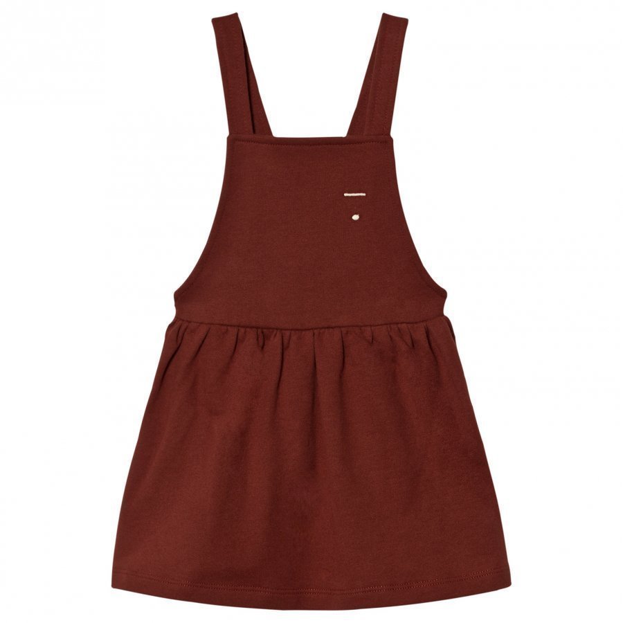 Gray Label Pinafore Dress Burgundy Mekko