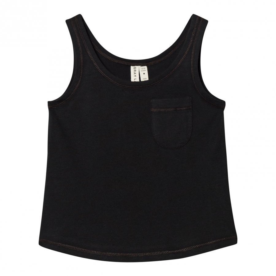 Gray Label Summer Tank Top Nearly Black Liivi