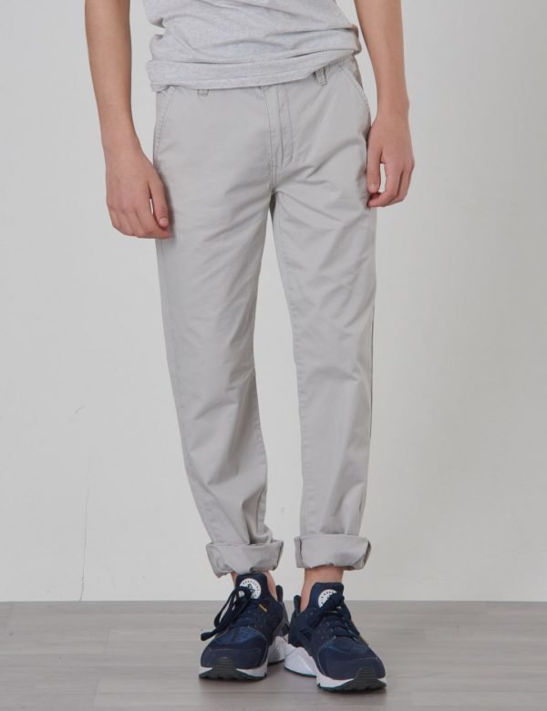 Grunt Chino Twill Pant Housut Harmaa