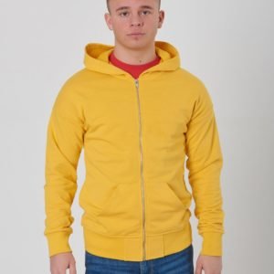 Grunt Colin Sweat Cardigan Huppari Keltainen