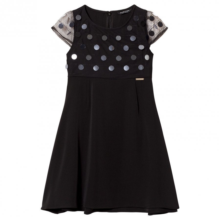 Guess Black Sequin Dress Juhlamekko