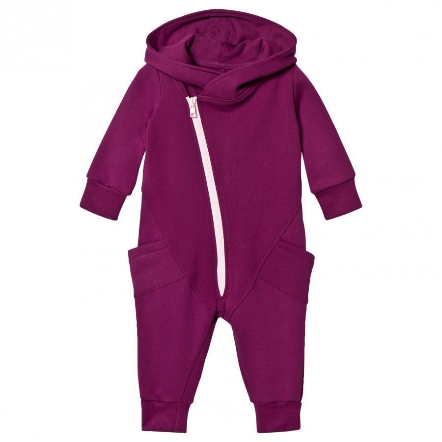 Gugguu College Onesie Grape Juice/Fragrant Lilac Potkupuku