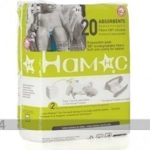 Hamac Paris Kertakäyttö Vaippasisukset M/L Kokoisiin Housuihin 7-18 Kg 20 Kpl