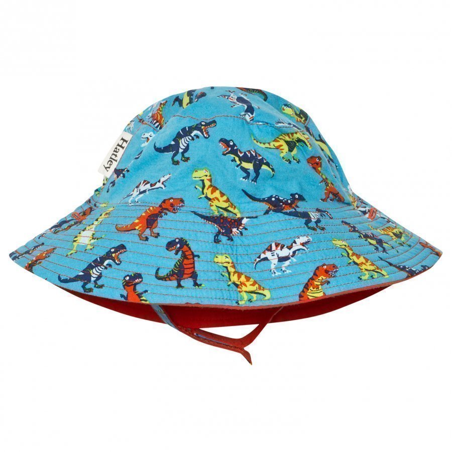 Hatley Blue Dinosaur Print Sun Hat Aurinkohattu