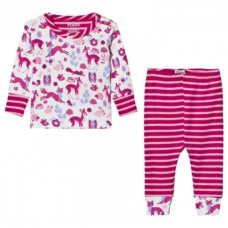 Hatley Cream Forest Animal Pyjamas Yöpuku