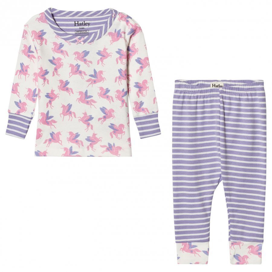 Hatley Cream Unicorn Print Pyjamas Yöpuku