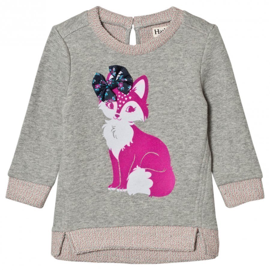 Hatley Grey Fox Print Sweatshirt Oloasun Paita