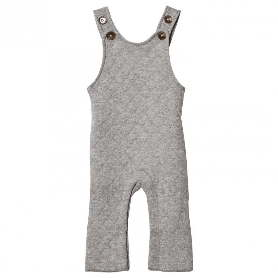 Hatley Grey Quilted Jersey Dungarees Potkupuku