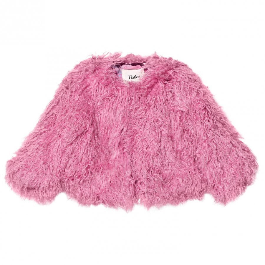 Hatley Pink Faux Fur Coat Turkis