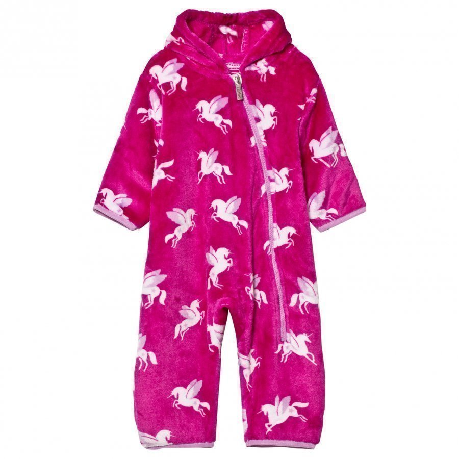 Hatley Pink Unicorn Fleece Onesie Vauvan Haalari