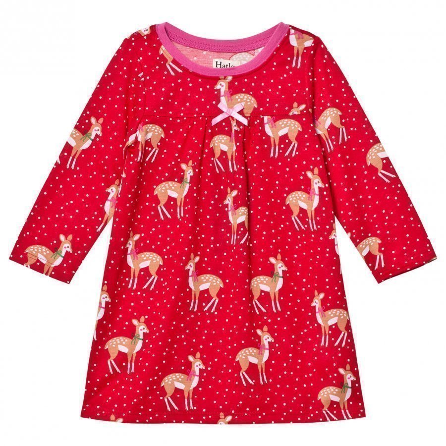 Hatley Red Deer Print Nightdress Yöpuku