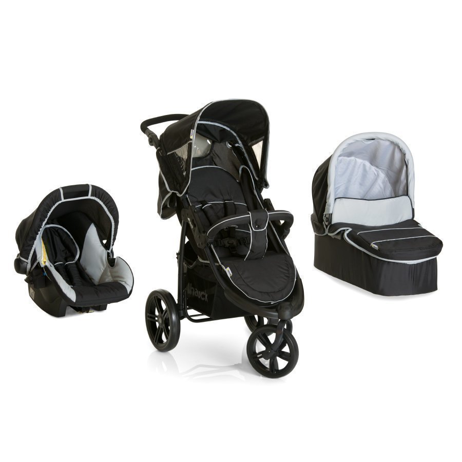 Hauck Travel System Jogger Viper Slx Trioset Caviar / Grey