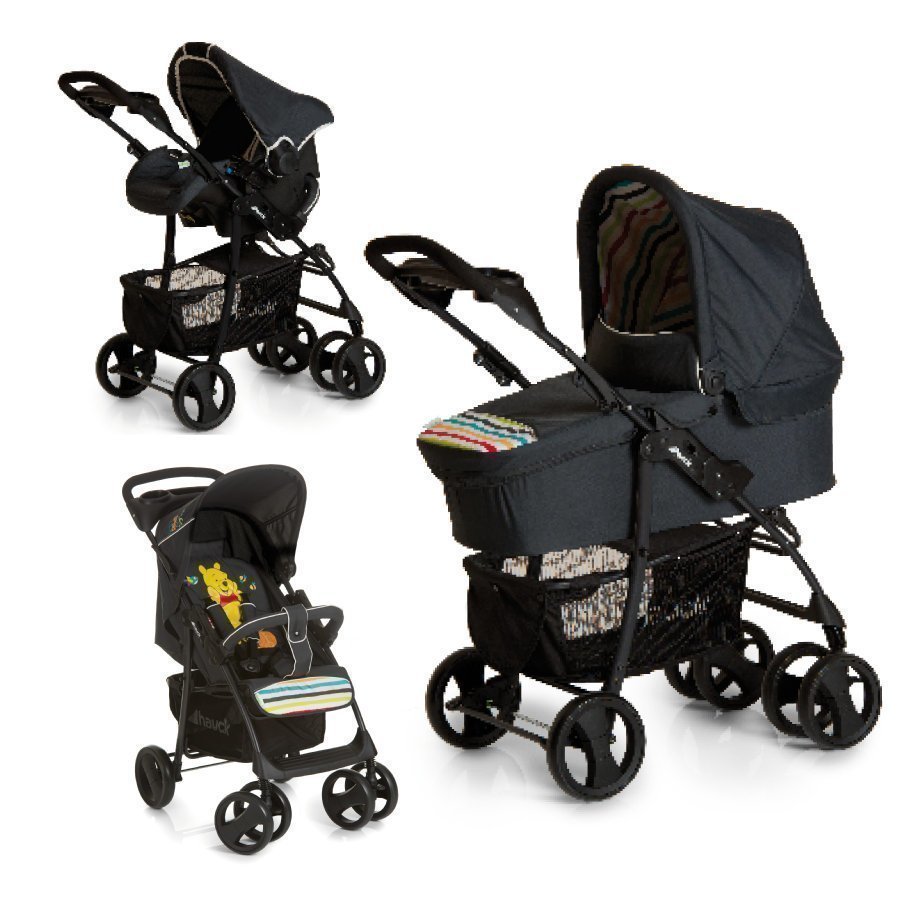 Hauck Travel System Shopper Slx Trioset Pooh Tidy Time