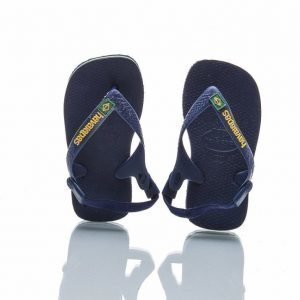 Havaianas Baby Brasil Logo Flipflopit Sininen