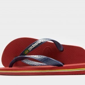 Havaianas Brasil Logo Sandaalit Punainen