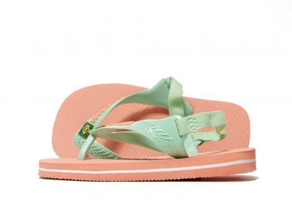 Havaianas Brazil Logo Sandaalit Rose / Green / White