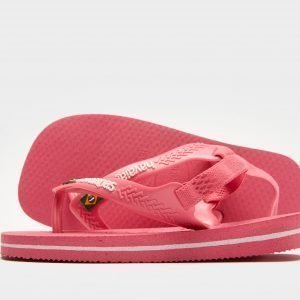 Havaianas Brazil Logo Sandaalit Vaaleanpunainen